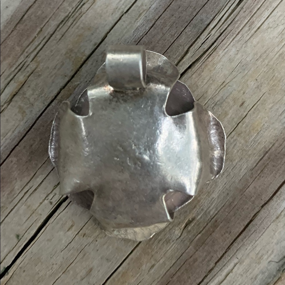 Indigenous Vintage,Tribal Tibetan Silver rose pendant. - Picture 4 of 9
